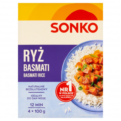 Sonko Ryż basmati 400 g (4 x 100 g)