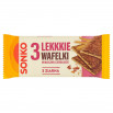 Sonko Lekkie wafelki 3 ziarna w mlecznej czekoladzie 36 g (3 sztuki)