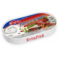 EVRAFISH filety z makreli w sosie pomidorowym 170 g