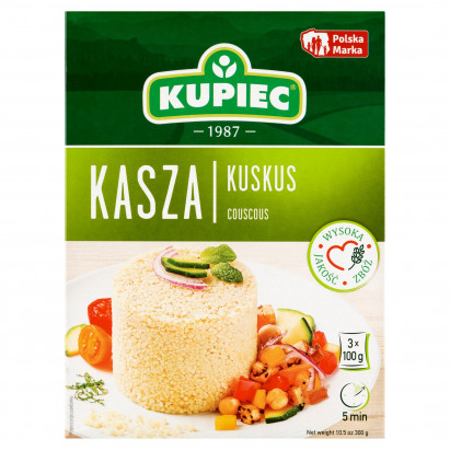 Kupiec Kasza kuskus 300 g (3 x 100 g)