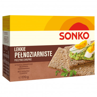 Sonko Pieczywo chrupkie lekkie pełnoziarniste 170 g