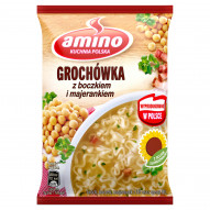 Amino Zupa błyskawiczna grochówka z boczkiem i majerankiem 65 g