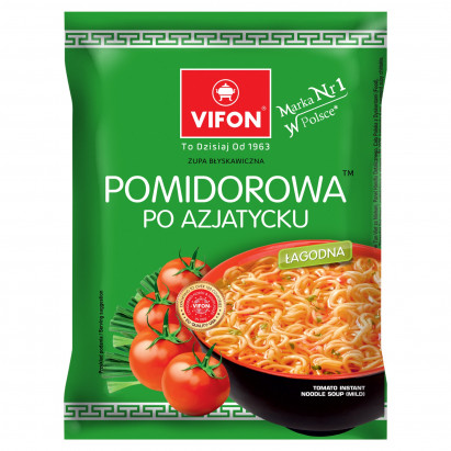 Vifon Zupa błyskawiczna pomidorowa po azjatycku 70 g