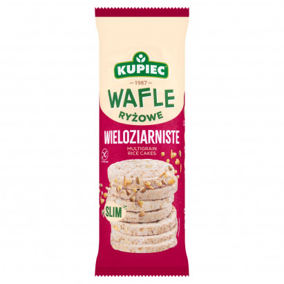 Kupiec Slim Wafle ryżowe wieloziarniste 90 g