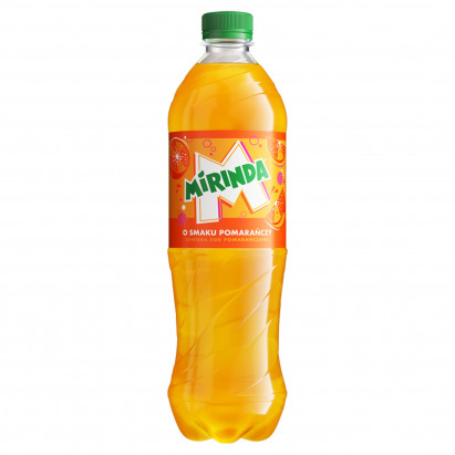 Mirinda Napój gazowany o smaku pomarańczowym 850 ml