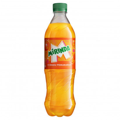 Mirinda Napój gazowany o smaku pomarańczowym 500 ml