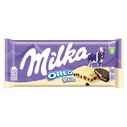 Milka Oreo White Biała czekolada 100 g