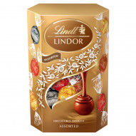 Lindt Lindor Praliny z czekolady mlecznej białej i gorzkiej 200 g