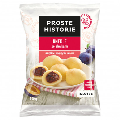 Proste Historie Knedle ze śliwkami 450 g