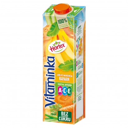 Hortex Vitaminka Sok jabłko marchew banan 1 l