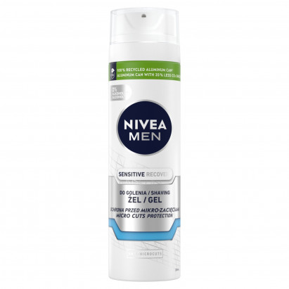 Nivea MEN Sensitive Recovery Regenerujący ŻEL DO Golenia 200 ml