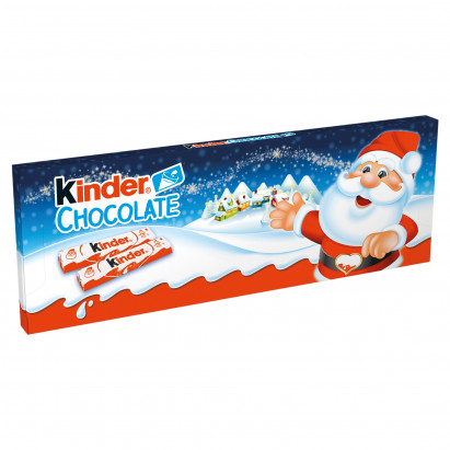 Kinder Chocolate Batonik z mlecznej czekolady z nadzieniem mlecznym 150 g (12 sztuk)