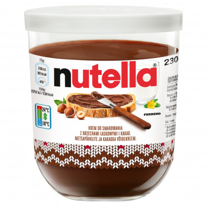 Nutella Krem do smarowania z orzechami laskowymi i kakao 230 g