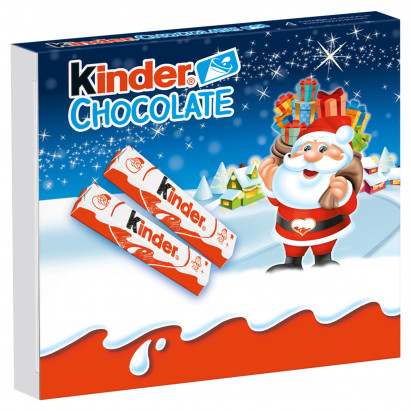 Kinder Chocolate Batonik z mlecznej czekolady z nadzieniem mlecznym 50 g (4 sztuki)