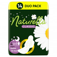 Naturella Classic Night Camomile Podpaski ze skrzydełkami x14