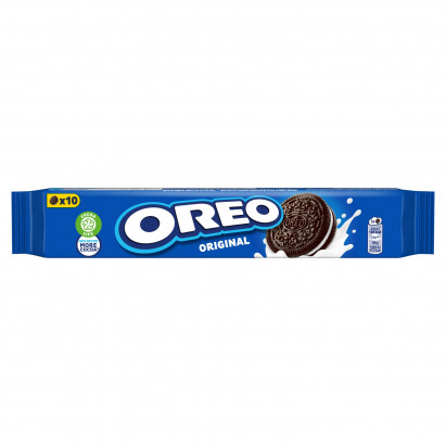 Oreo Original Ciastka kakaowe z nadzieniem o smaku waniliowym 110 g (10 sztuk)