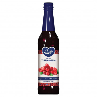 Paola Suplement diety o smaku żurawina 430 ml