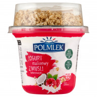 Polmlek Jogurt malinowy z musli kokosowym 210 g