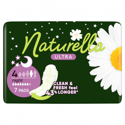 Naturella Ultra Night rozmiar 4 Podpaski ze skrzydełkami, × 7