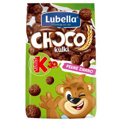 Lubella Choco kulki Zbożowe kulki o smaku czekoladowym 500 g
