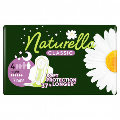 Naturella Classic Night rozmiar 4 Podpaski ze skrzydełkami, × 7