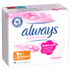 Always Ultra Sensitive Normal Plus (rozmiar 1) Podpaski ze skrzydełkami, 16 sztuk