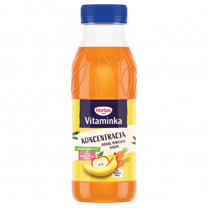Hortex Vitaminka Sok koncentracja jabłko marchew banan 300 ml