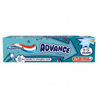 Aquafresh Advance Pasta do zębów z fluorkiem 9-12 lat 75 ml