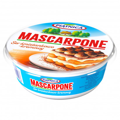 Piątnica Ser śmietankowo-kremowy mascarpone 250 g