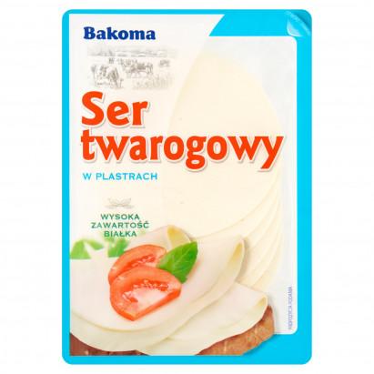 Bakoma Ser twarogowy w plastrach 150 g