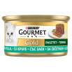 Gourmet Gold Karma dla kotów pasztet z kawałkami królika 85 g