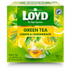 Loyd Herbata zielona aromatyzowana o smaku cytryny z trawą cytrynową 30 g (20 x 1,5 g)