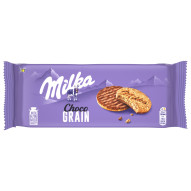 Milka Choco Grain, ciasteczka z płatkami owsianymi oraz mleczną czekoladą - 126 g
