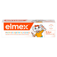 Pasta do zębów elmex dla dzieci 0-6 lat z zawartością fluoru 1000ppm