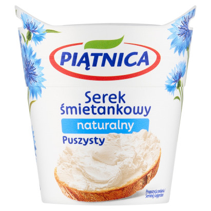 Piątnica Serek śmietankowy puszysty naturalny 150 g