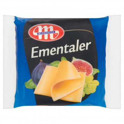 Mlekovita Ementaler Ser topiony w plastrach 130 g (8 plasterków)