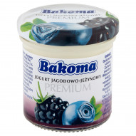 Bakoma Premium Jogurt jagodowo-jeżynowy 150 g