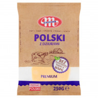 Mlekovita Ser Polski z dziurami premium 250 g