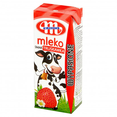 Mlekovita Wypasione Mleko smak truskawka 200 ml