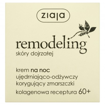 Ziaja Remodeling skóry dojrzałej Krem na noc ujędrniająco-odżywczy korygujący zmarszczki 50 ml