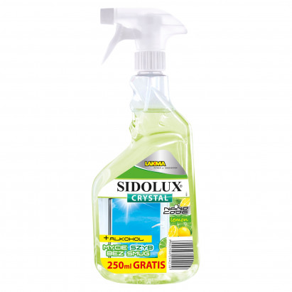 Sidolux Crystal Lemon Płyn do mycia szyb 750 ml