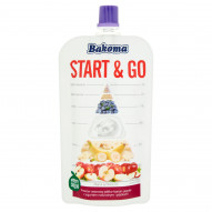 Bakoma Start & Go Przecier owocowy jabłko-banan-jagoda 120 g