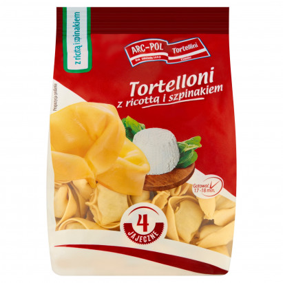 Tortelloni z ricottą i szpinakiem 250 g