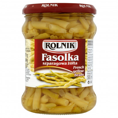 Rolnik Fasolka szparagowa żółta 470 g