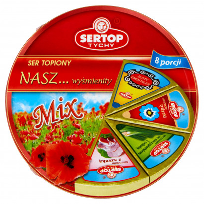 Sertop Tychy Nasz... wyśmienity Mix Ser topiony 140 g (8 x 17,5 g )