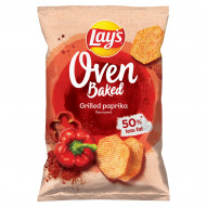 Lay's Oven Baked Pieczone formowane chipsy ziemniaczane o smaku grillowanej papryki 125 g