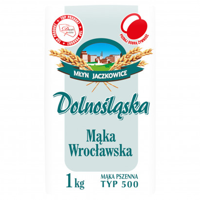 Młyn Jaczkowice Dolnośląska Mąka wrocławska pszenna typ 500 1 kg