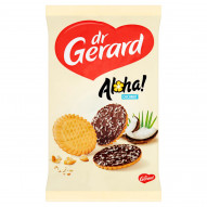 dr Gerard Aloha! Herbatniki z polewą kakaową posypane wiórkami kokosowymi 160 g
