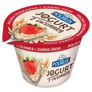 Polmlek Jogurt z owsianką polska truskawka + ziarna owsa 180 g