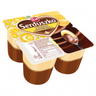 Zott Serduszko Pudding czekolada/wanilia 500 g (4 x 125 g)